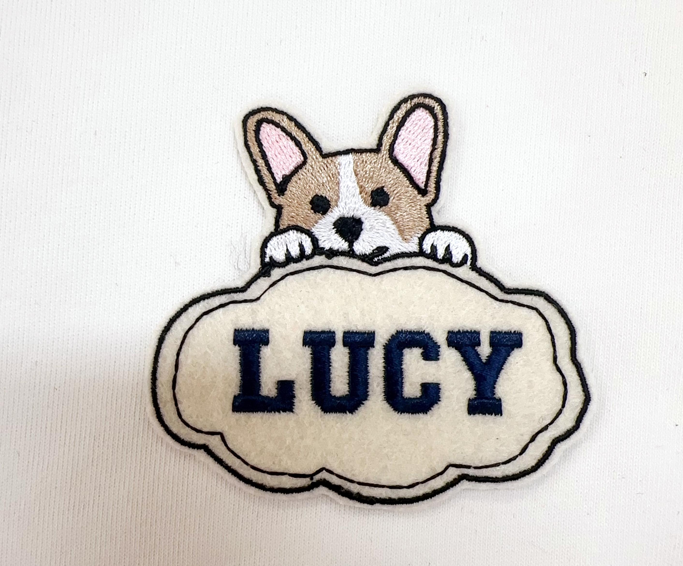 Embroidered jumperPets Custom Name Patch, Embroidered Iron-On/Sew-On Patches