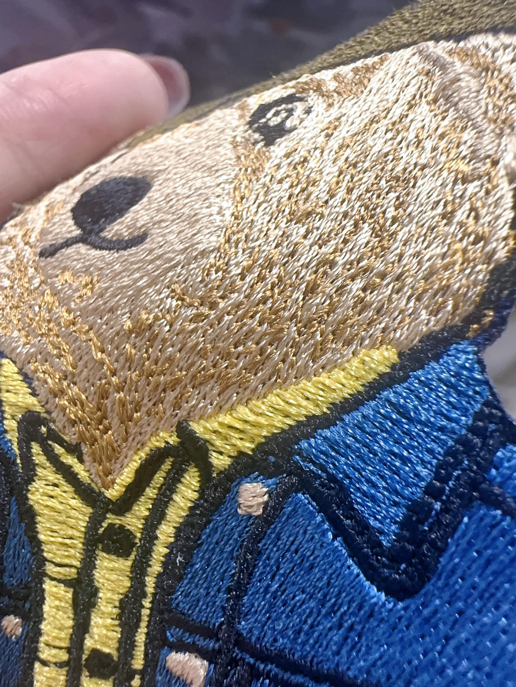 Embroidered Ralph Lauren Style Polo Bear Patch – Cowboy Outfit, Iron On/Sew On Decor