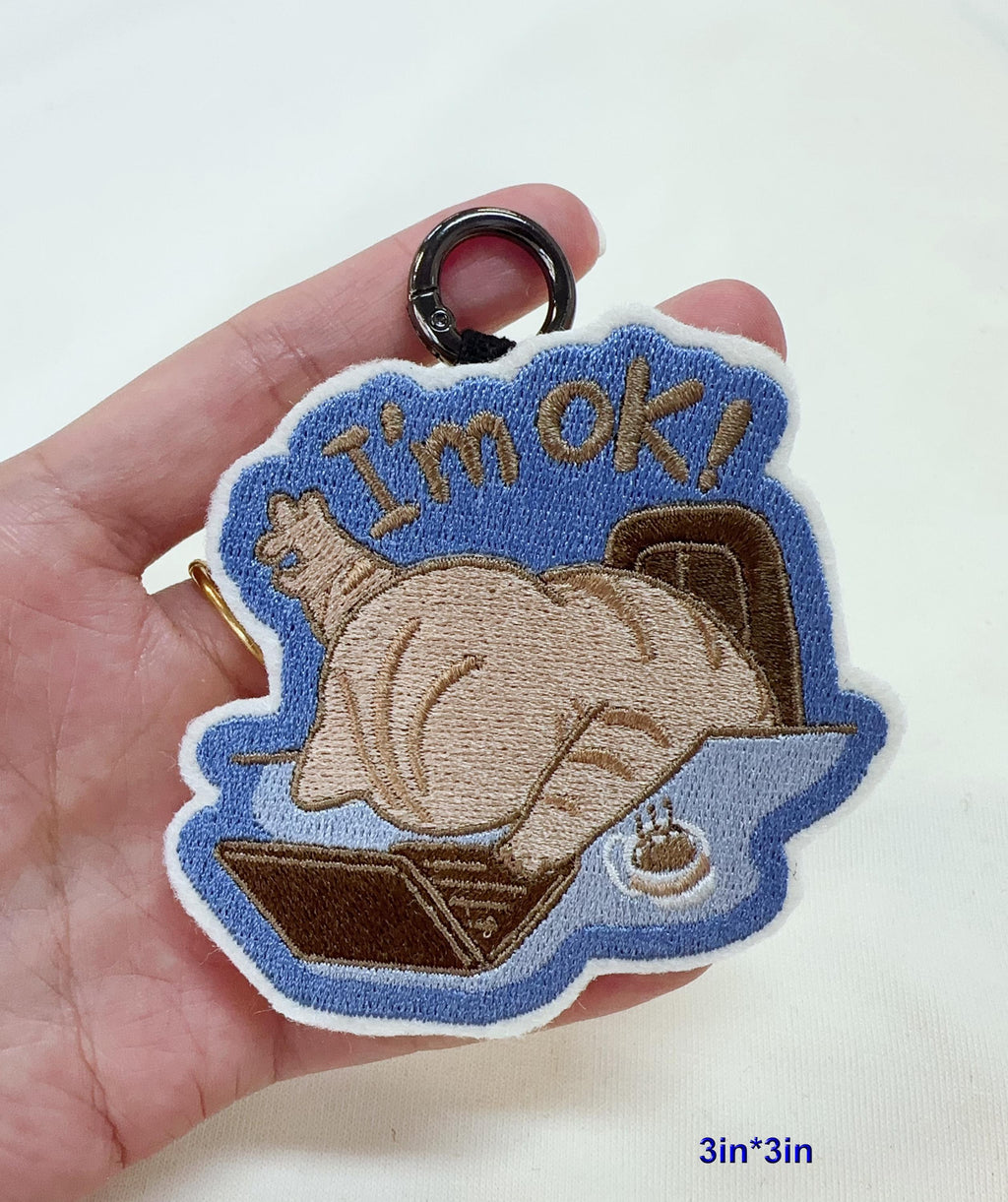 Embroidered jumperBag Charm/ handbag Charm  Embroidery Patch / Accessories