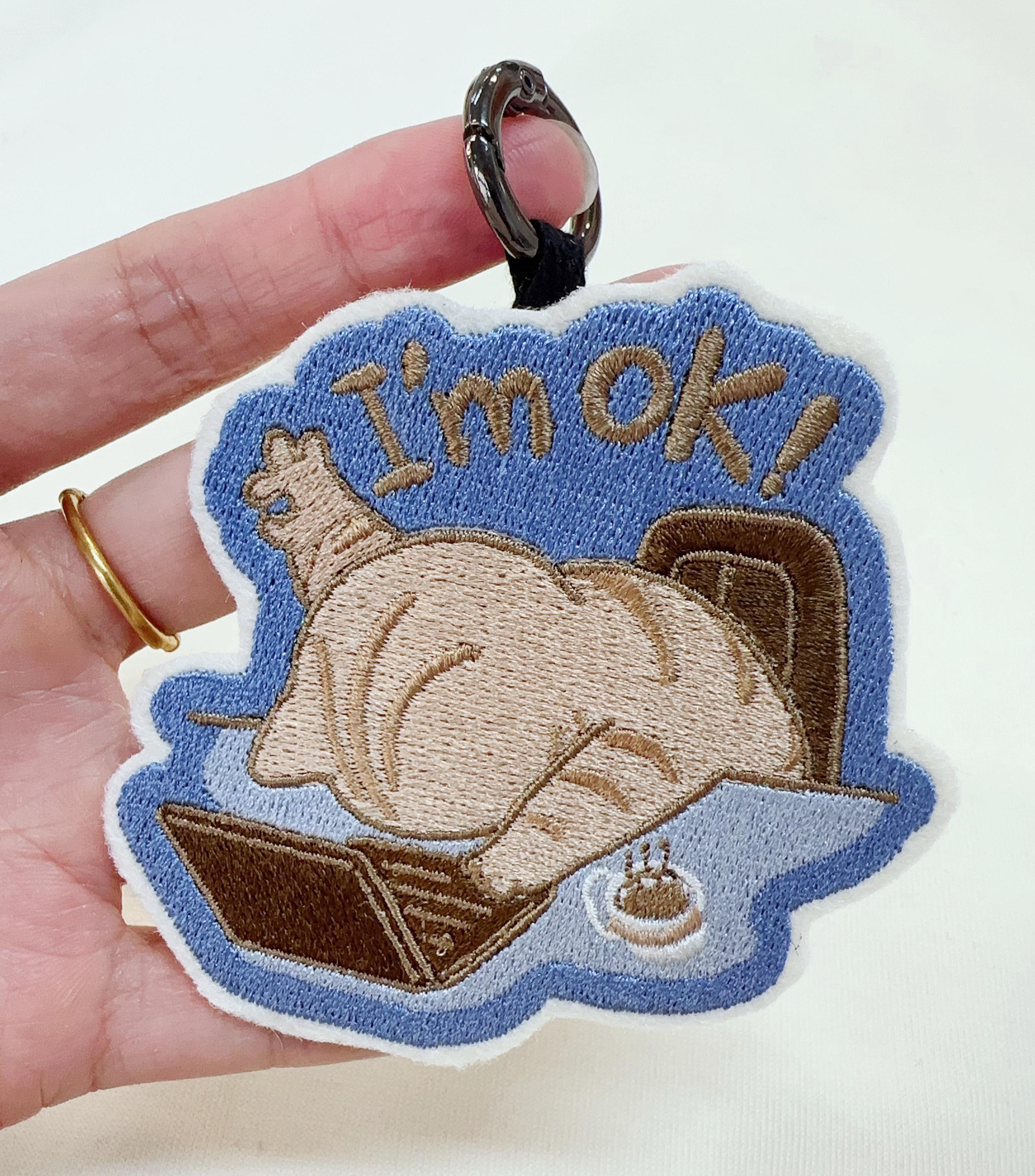 Embroidered jumperBag Charm/ handbag Charm  Embroidery Patch / Accessories