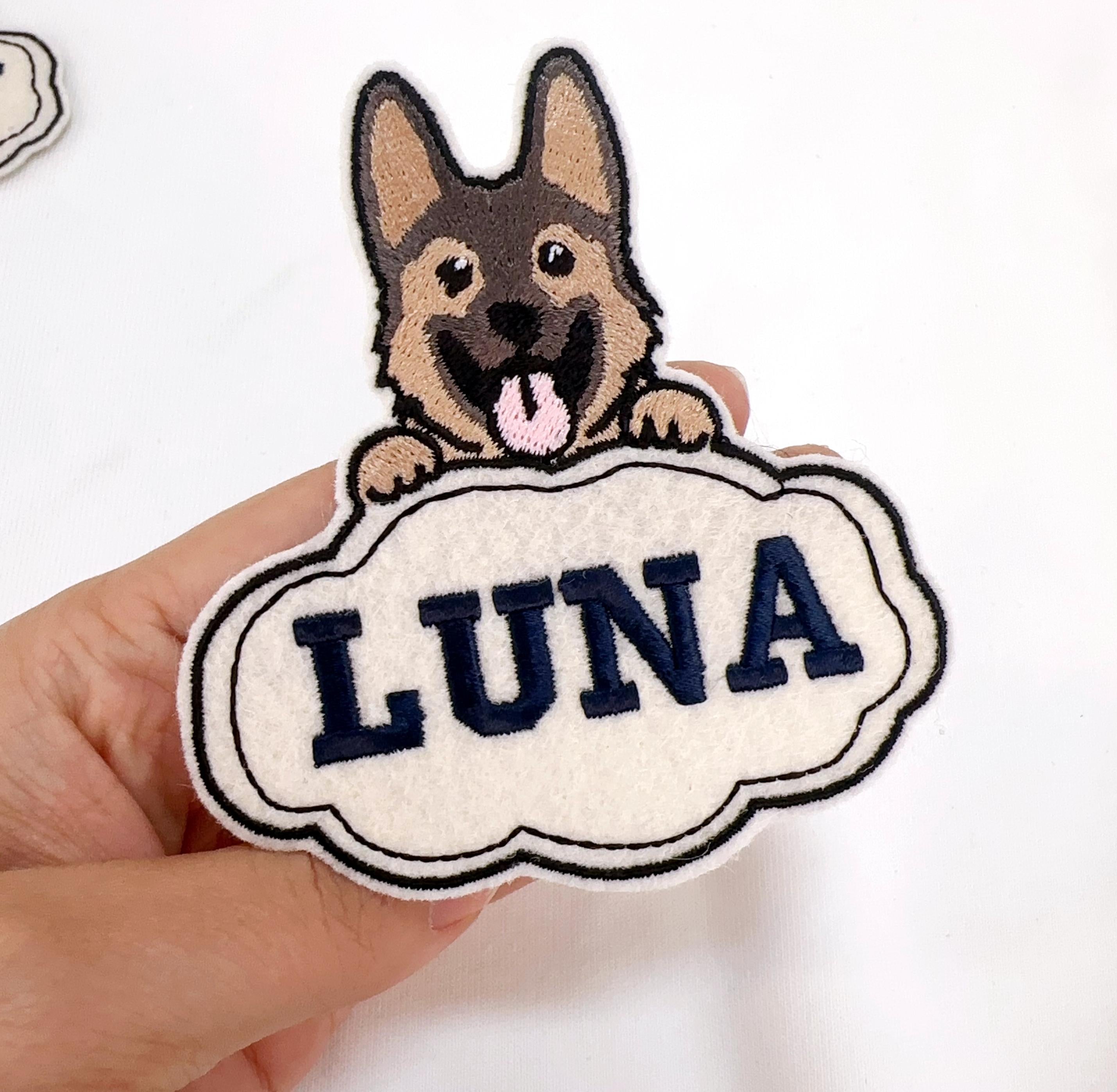 Embroidered jumperPets Custom Name Patch, Embroidered Iron-On/Sew-On Patches