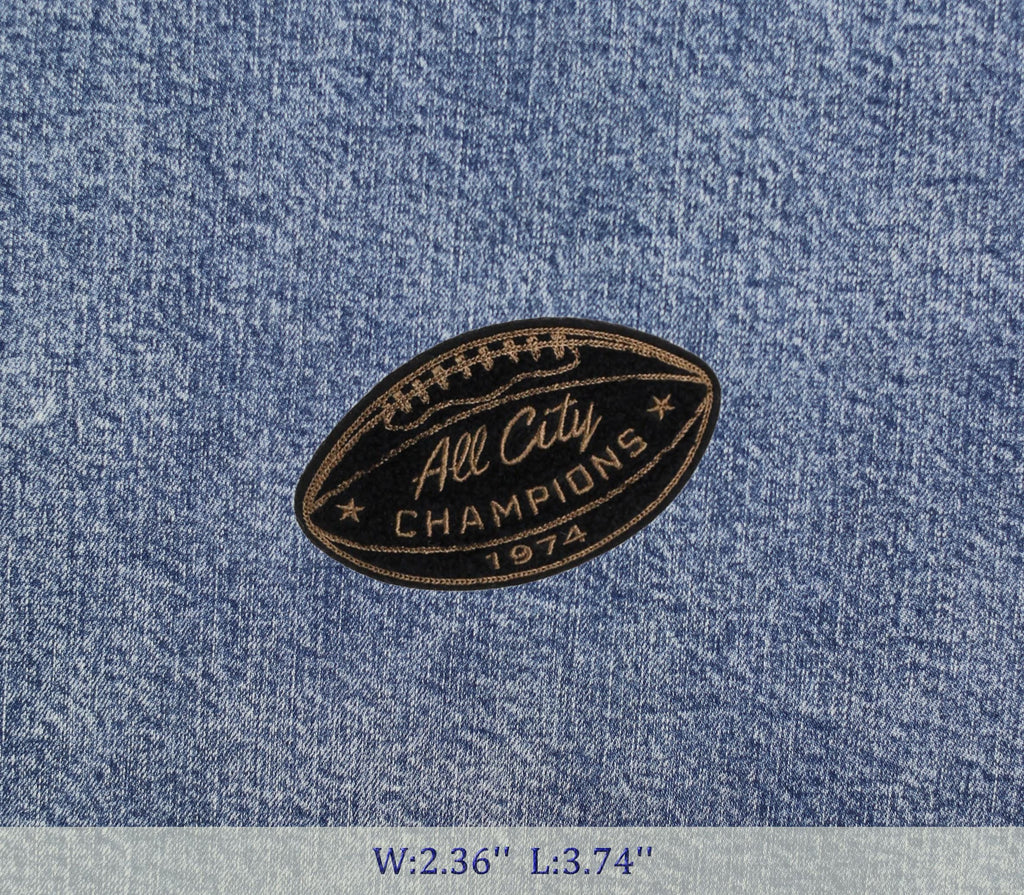 College Words Embroidered Patches | Personalize| Custom Iron-On, Sew-On| For Business, Teams, Clothes, Jackets, Hats