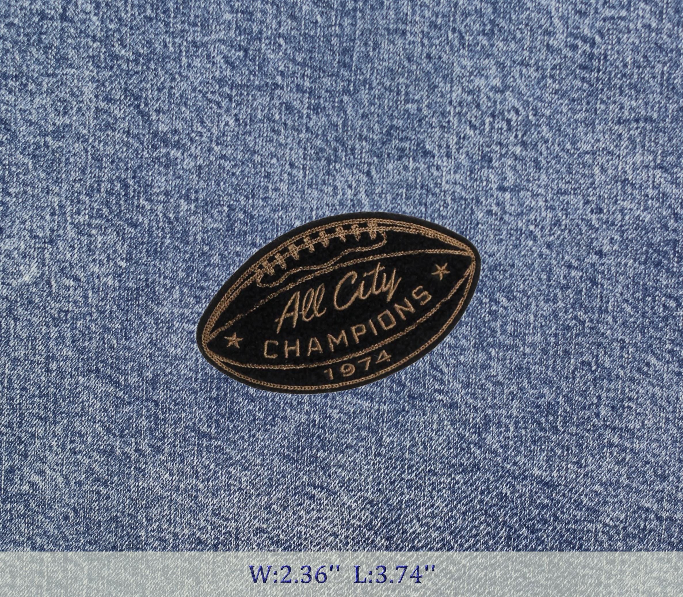 College Words Embroidered Patches | Personalize| Custom Iron-On, Sew-On| For Business, Teams, Clothes, Jackets, Hats