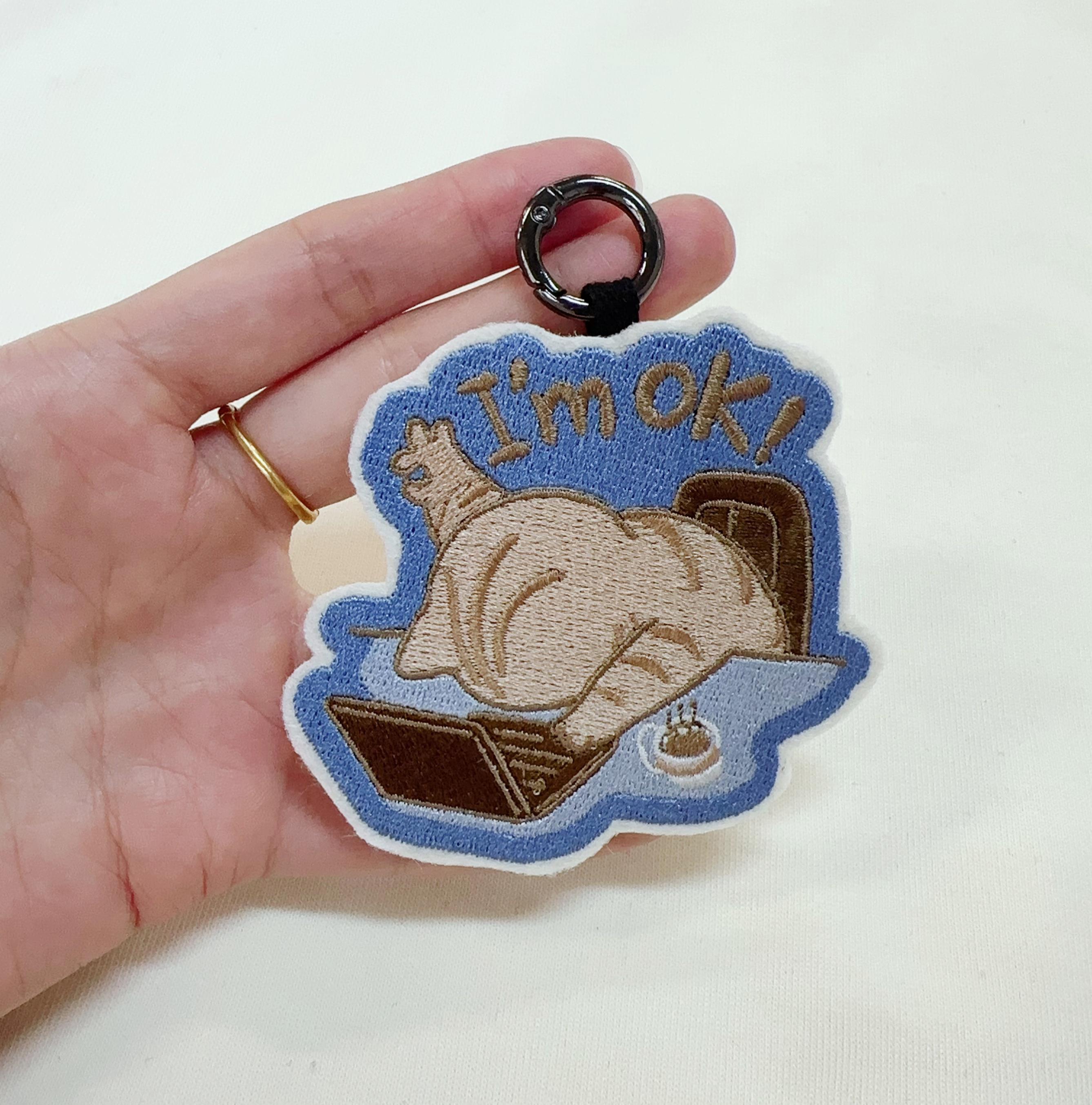 Embroidered jumperBag Charm/ handbag Charm  Embroidery Patch / Accessories