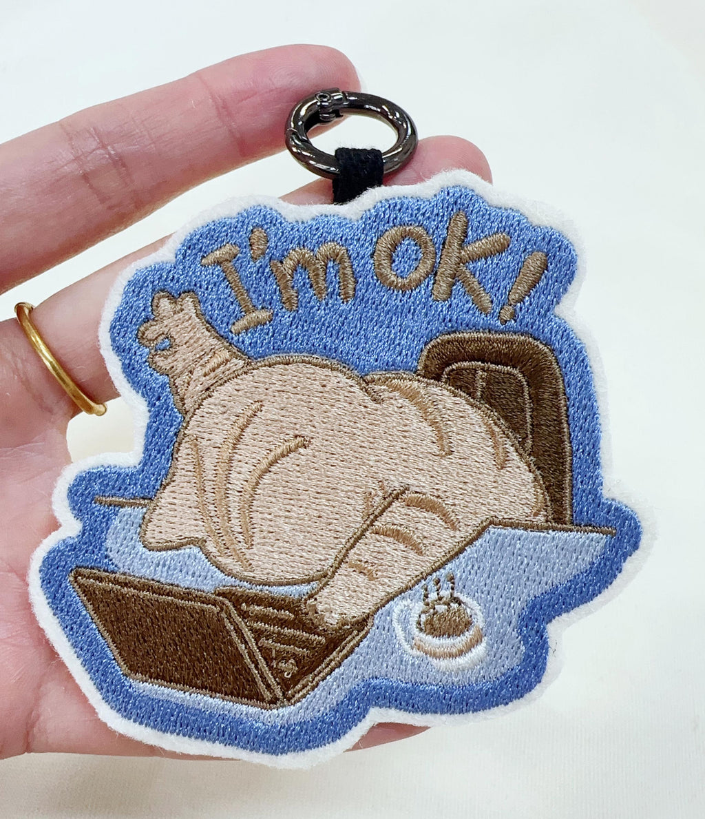 Embroidered jumperBag Charm/ handbag Charm  Embroidery Patch / Accessories