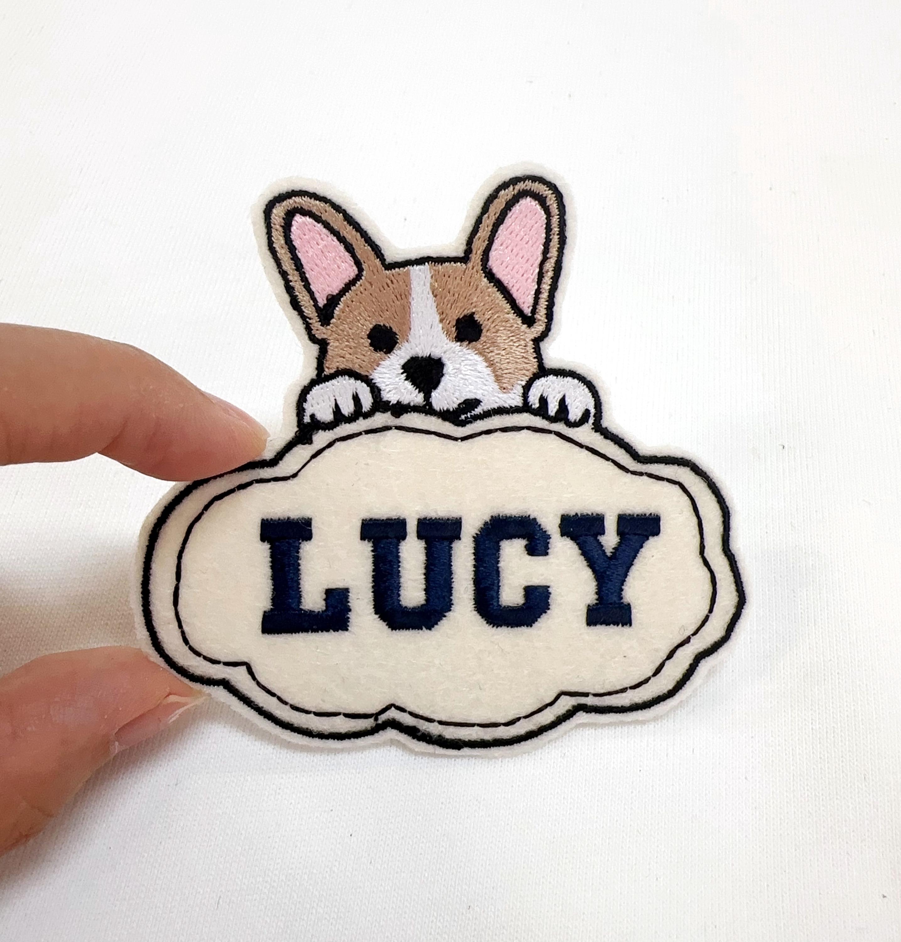 Embroidered jumperPets Custom Name Patch, Embroidered Iron-On/Sew-On Patches
