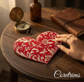 Embroidered Flower Heart Patch – Multicolor Garden Floral Sew/Iron On Applique