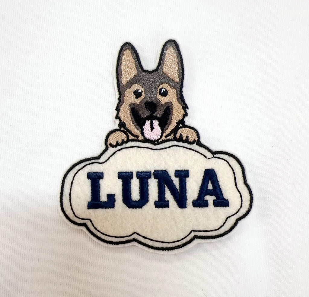 Embroidered jumperPets Custom Name Patch, Embroidered Iron-On/Sew-On Patches
