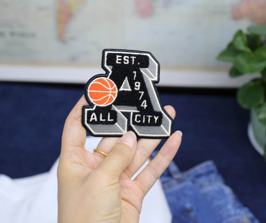 College Words Embroidered Patches | Personalize| Custom Iron-On, Sew-On| For Business, Teams, Clothes, Jackets, Hats