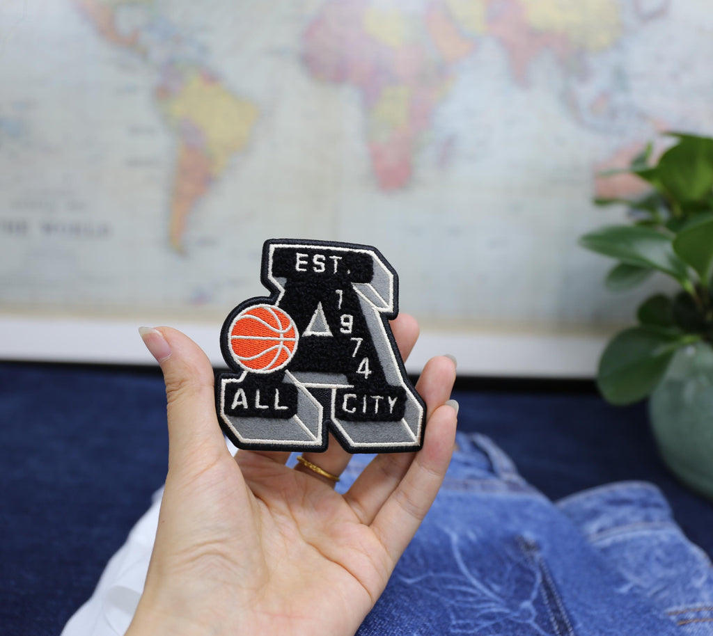 College Words Embroidered Patches | Personalize| Custom Iron-On, Sew-On| For Business, Teams, Clothes, Jackets, Hats