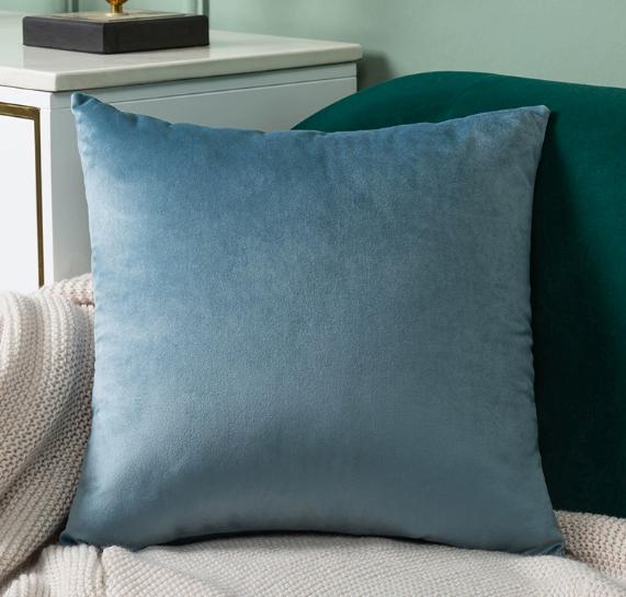 Artistic Embroidered Pillow - Hand Embroidered Brown Velvet Cushion, Unique Home Accent