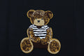 Chenille Teddy Bear Sew-On Patch, Extra Large Embroidered Applique