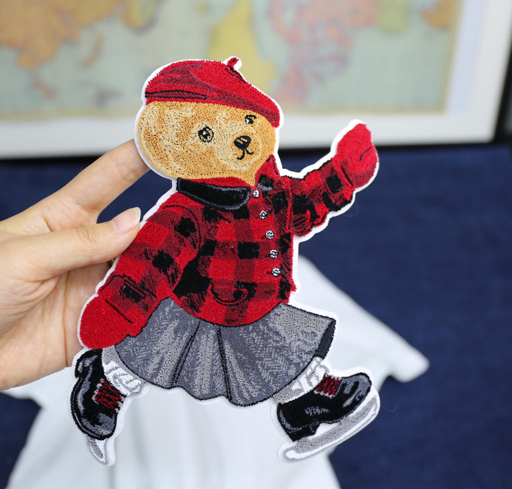 Embroidered jumperBear Embroidery Patch: Sew-On Applique - Custom Options