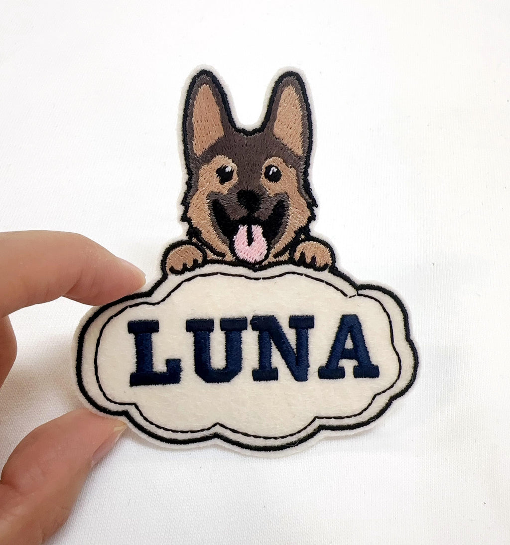 Embroidered jumperPets Custom Name Patch, Embroidered Iron-On/Sew-On Patches