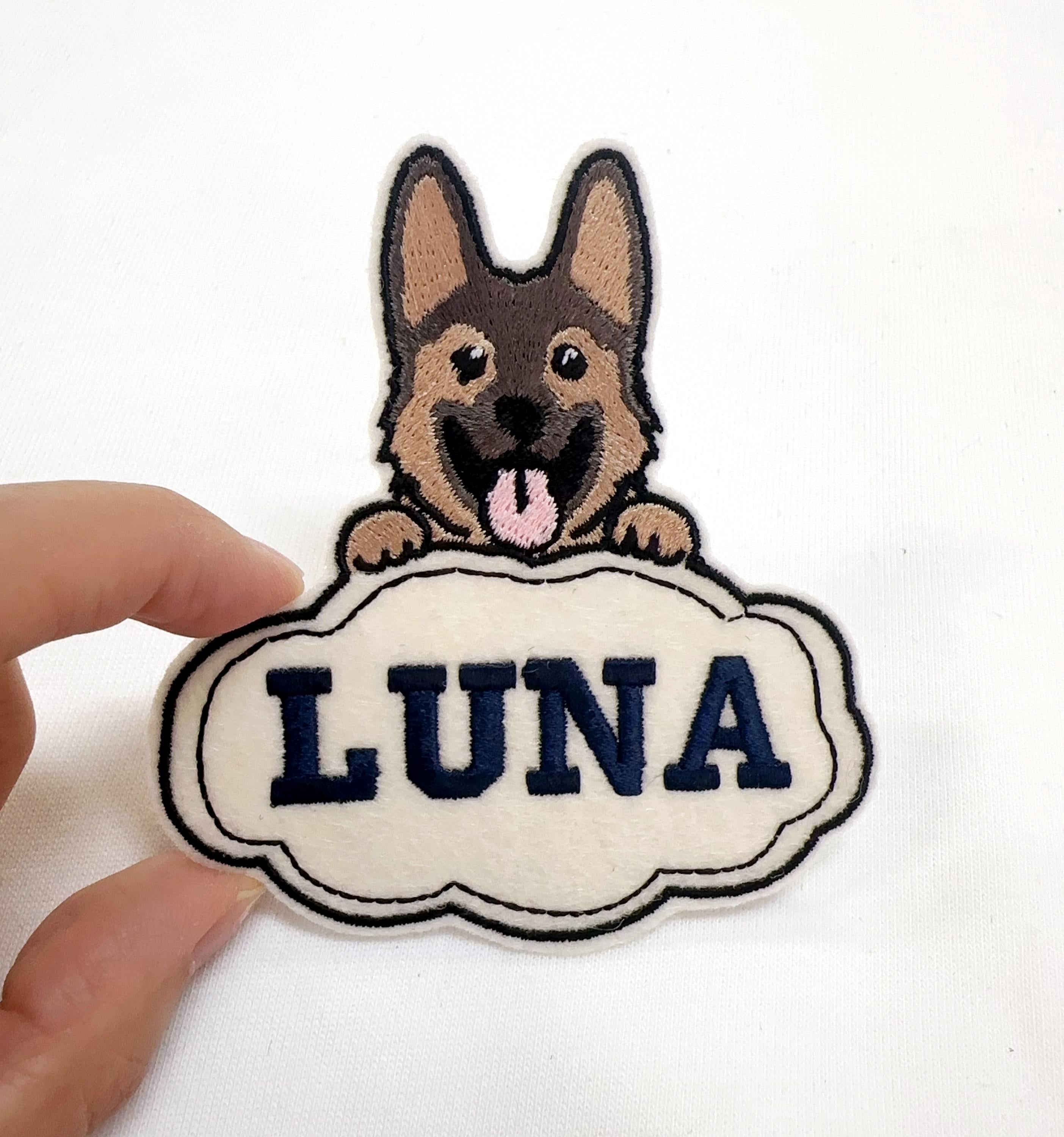Embroidered jumperPets Custom Name Patch, Embroidered Iron-On/Sew-On Patches