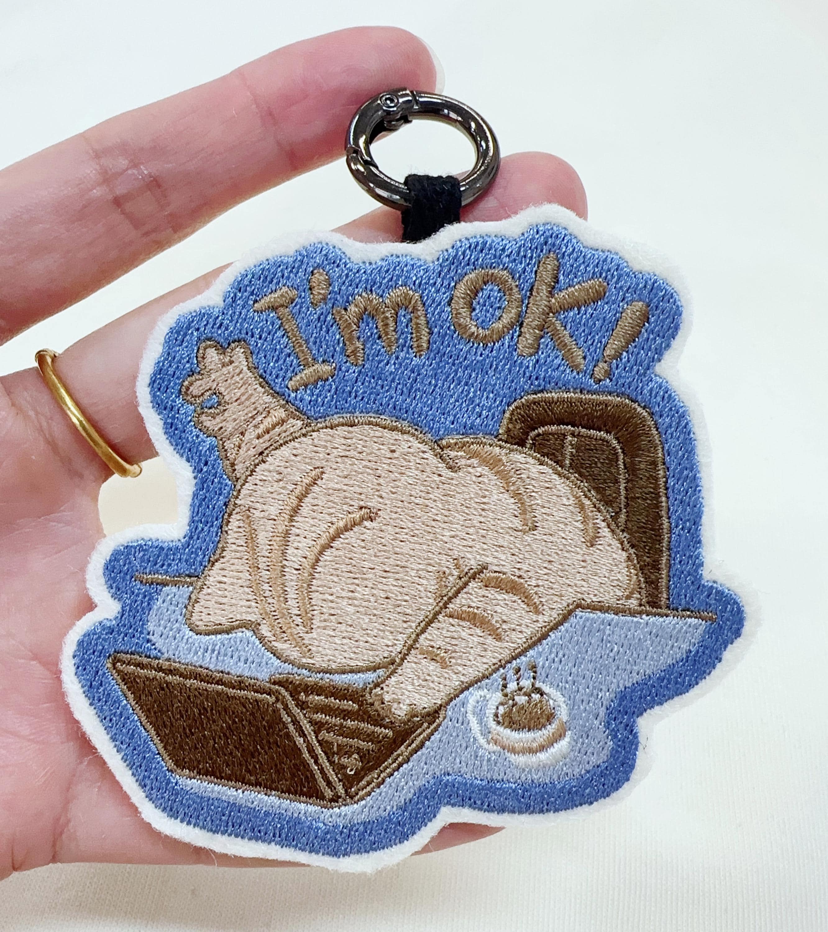 Embroidered jumperBag Charm/ handbag Charm  Embroidery Patch / Accessories