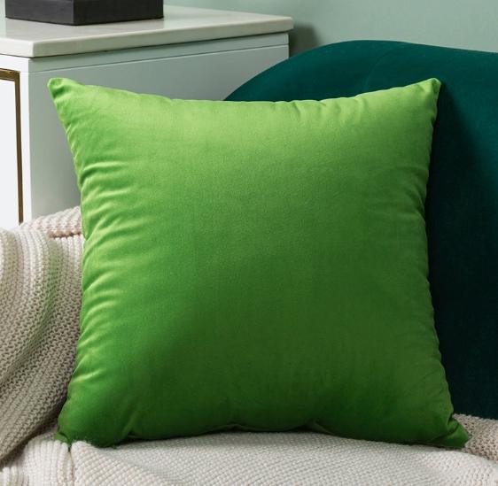 Artistic Embroidered Pillow - Hand Embroidered Brown Velvet Cushion, Unique Home Accent
