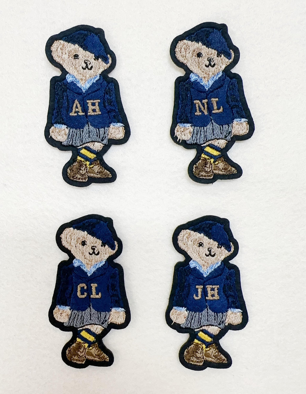 Embroidered Teddy Bear Patch – Ralph Lauren Style Polo Outfit, Iron On/Sew On Decor