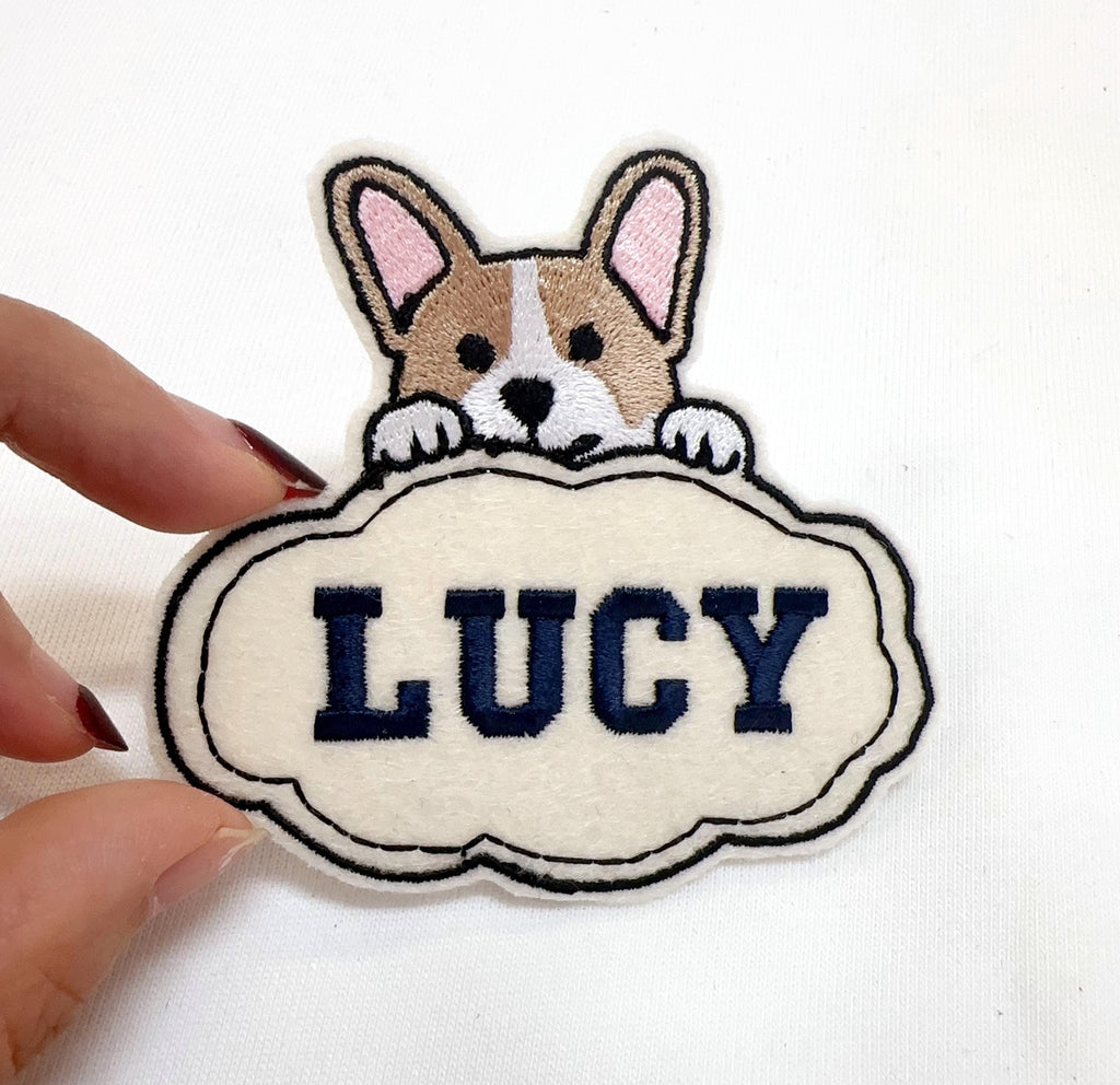 Embroidered jumperPets Custom Name Patch, Embroidered Iron-On/Sew-On Patches