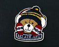 Embroidered jumperChenille Teddy Bear Sew-On Patch, Winter Hat and Mittens