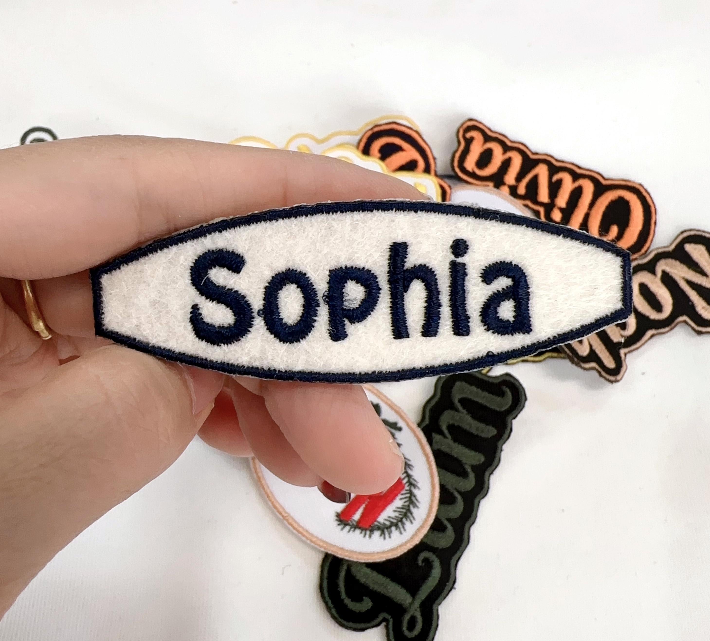Embroidered jumperCustom Name Patch, Embroidered Iron-On/Sew-On Patches