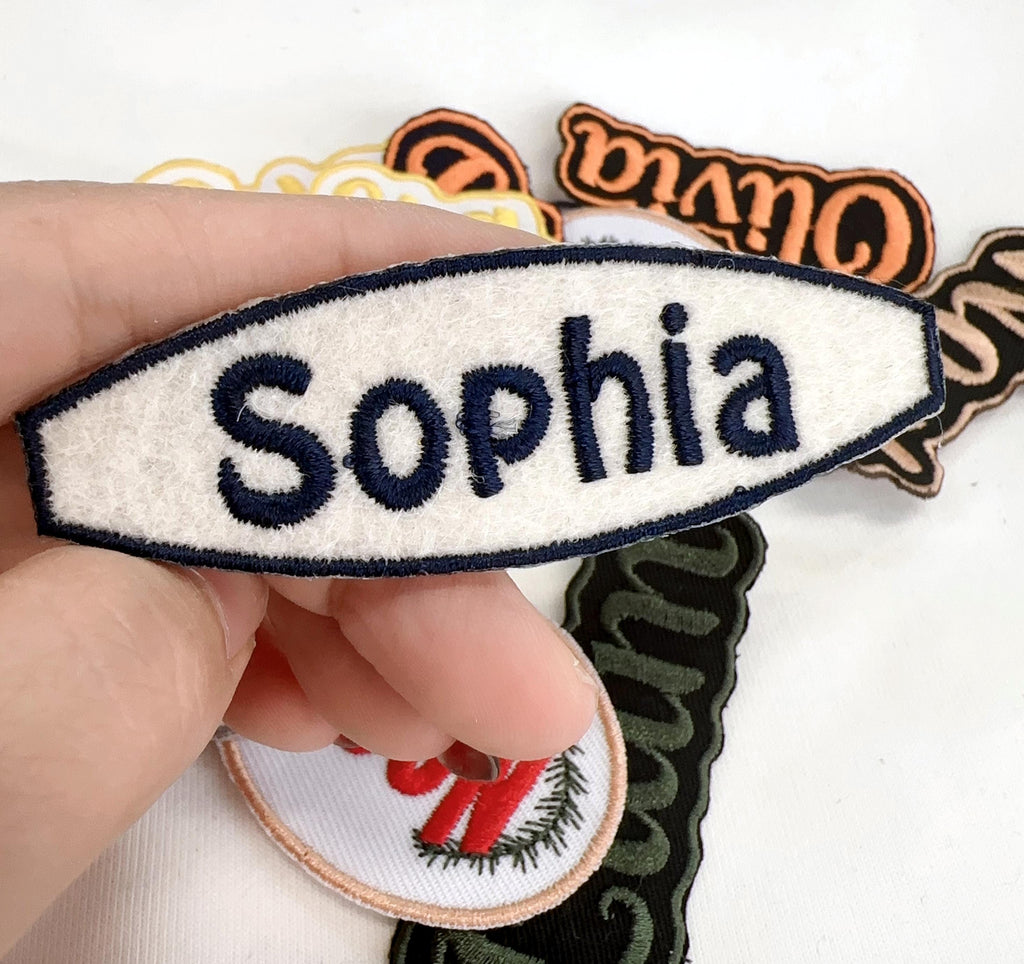 Embroidered jumperCustom Name Patch, Embroidered Iron-On/Sew-On Patches