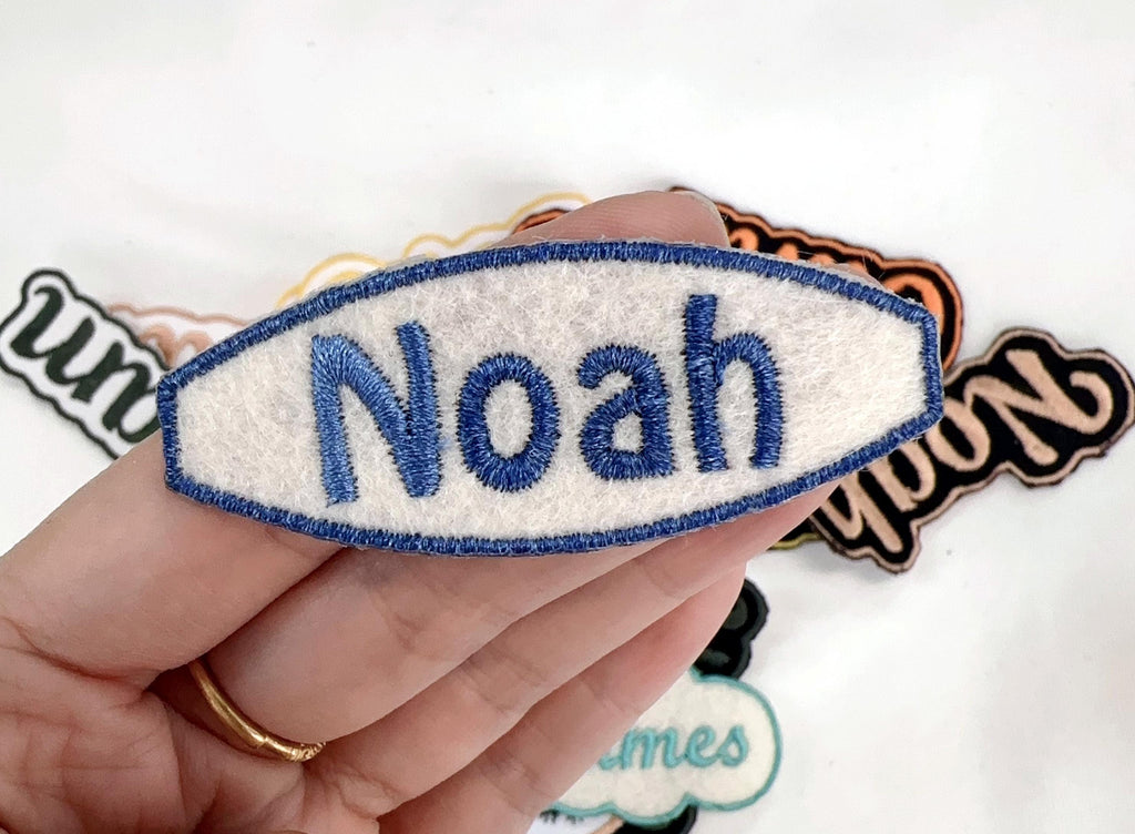 Embroidered jumperCustom Name Patch, Embroidered Iron-On/Sew-On Patches