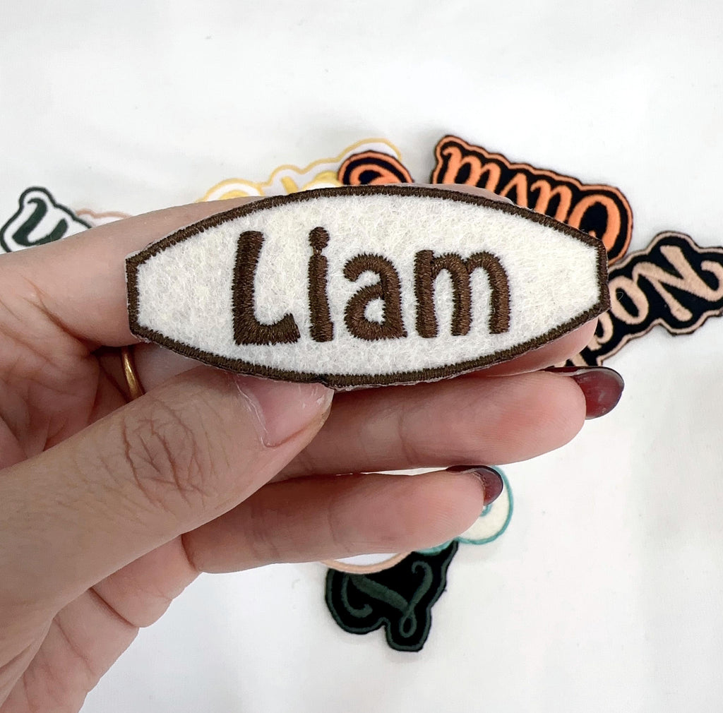 Embroidered jumperCustom Name Patch, Embroidered Iron-On/Sew-On Patches