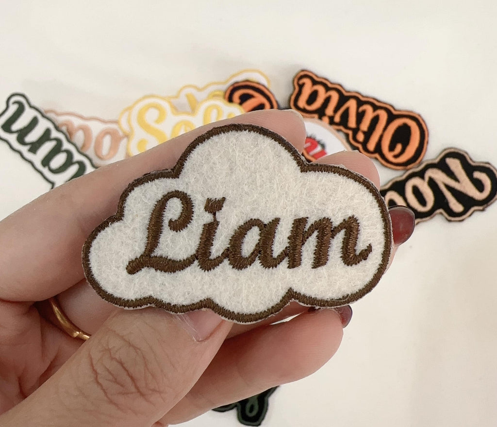 Embroidered jumperCustom Name Patch, Embroidered Iron-On/Sew-On Patches