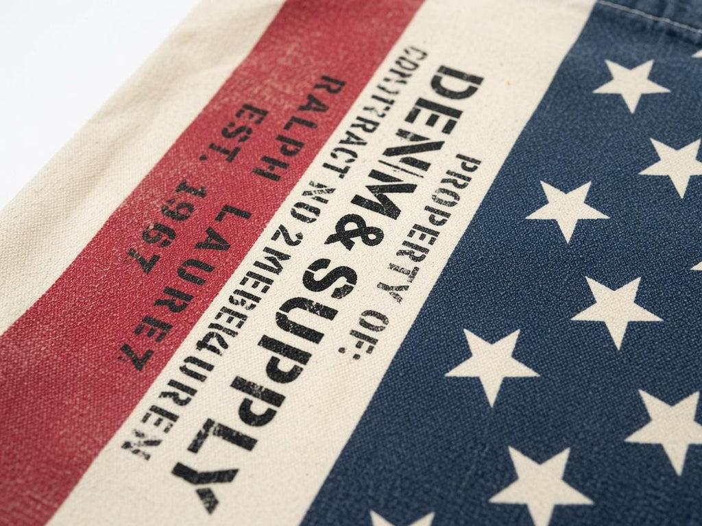 50% off Vintage American Flag Tote Bag Stars & Stripes Canvas Shopping Bag  Patriotic Gift