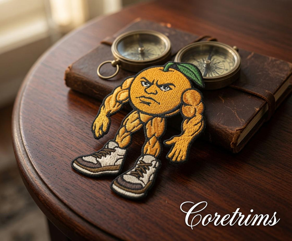 Lon Lon Lemon ByItalian Brainrot Game Puzzles|Funny Angry Fruit Character Embroidered Iron-On Appliqué, Gym Cartoon Patch