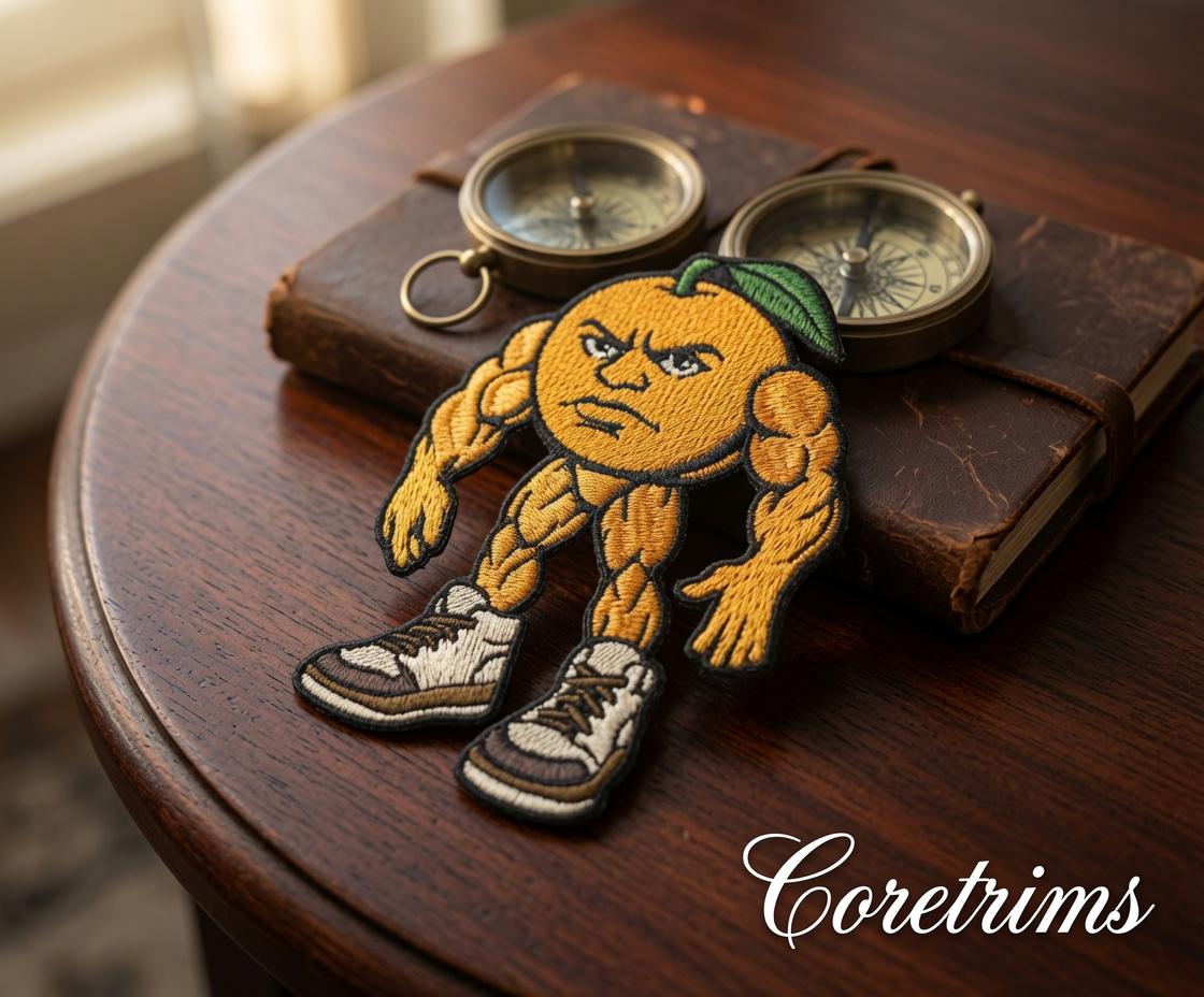 Lon Lon Lemon ByItalian Brainrot Game Puzzles|Funny Angry Fruit Character Embroidered Iron-On Appliqué, Gym Cartoon Patch