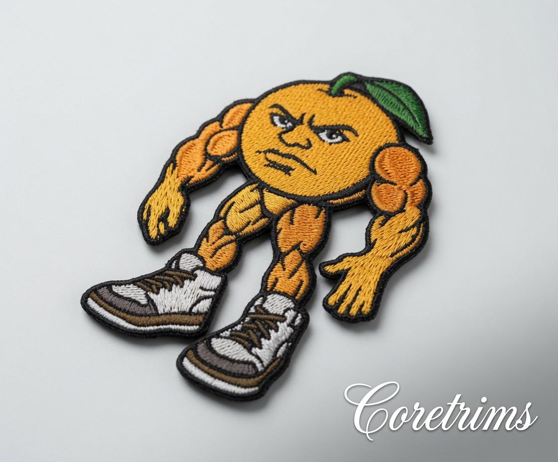Lon Lon Lemon ByItalian Brainrot Game Puzzles|Funny Angry Fruit Character Embroidered Iron-On Appliqué, Gym Cartoon Patch