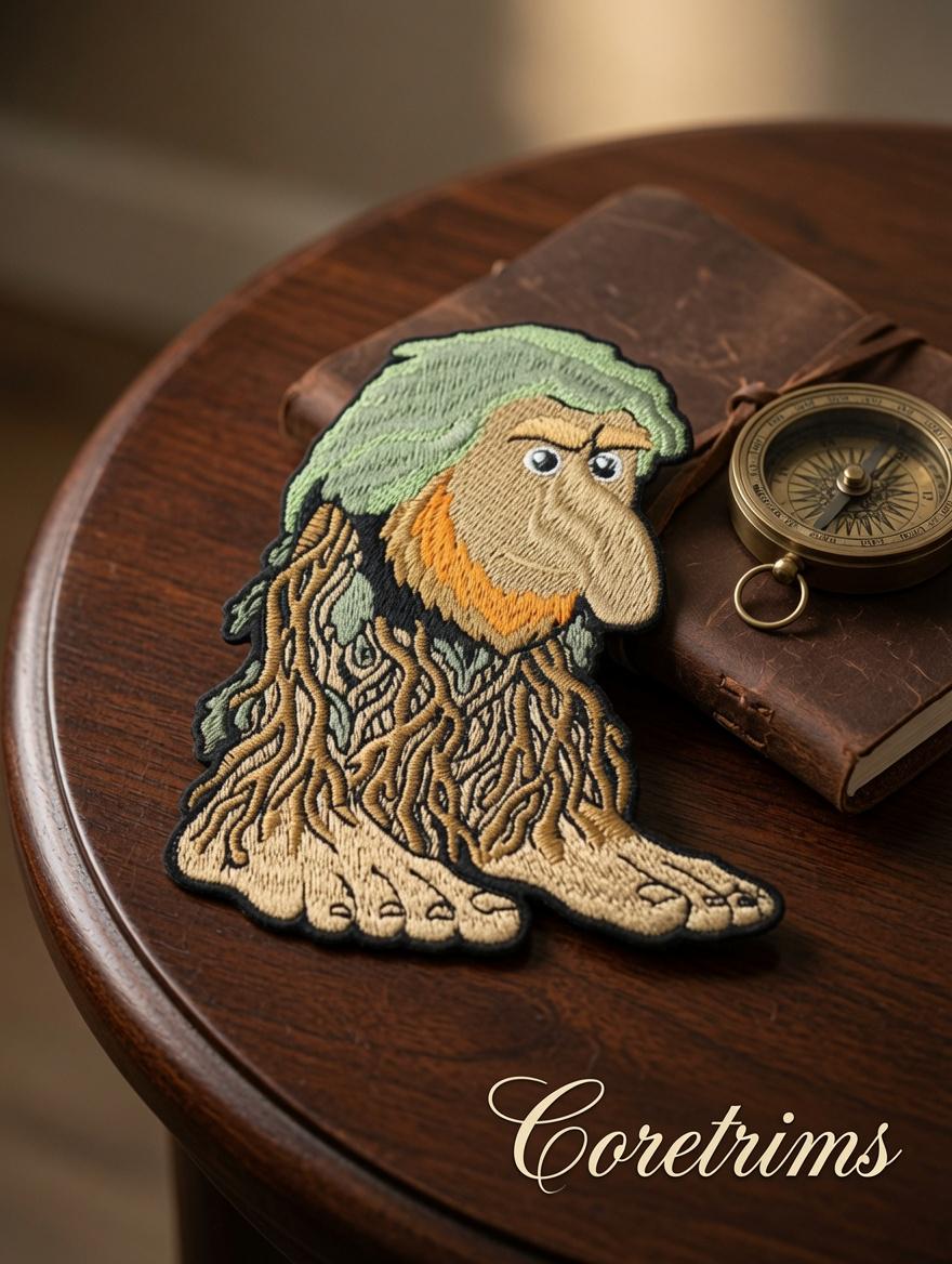 Brr Brr Patapim Tree Spirit Embroidered Patch – product image 3