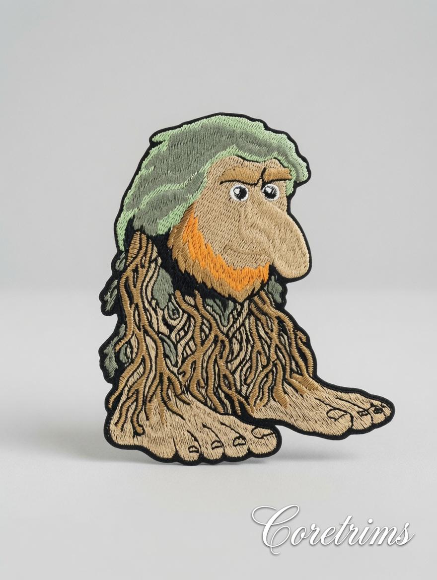 Brr Brr Patapim Tree Spirit Embroidered Patch – product image 9