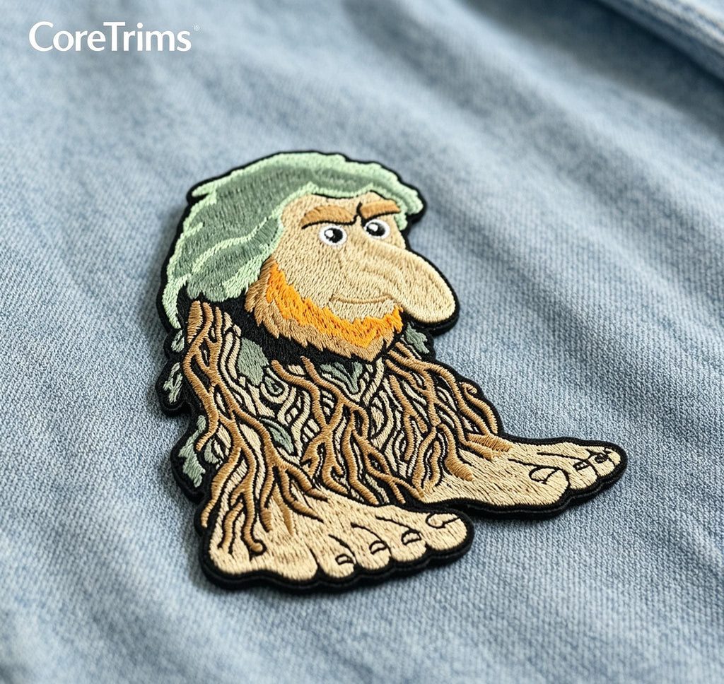 Brr Brr Patapim Tree Spirit Embroidered Patch – product image 7